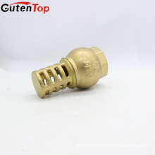 Gutentop High Quality and Good Price Non-return brass check valve water pump foot valve with filter